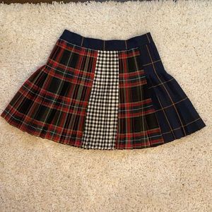 Pleated Zara mini skirt